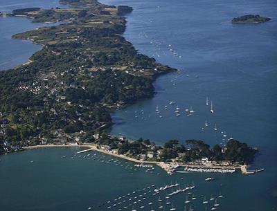 Vue aérienne Iles aux moines